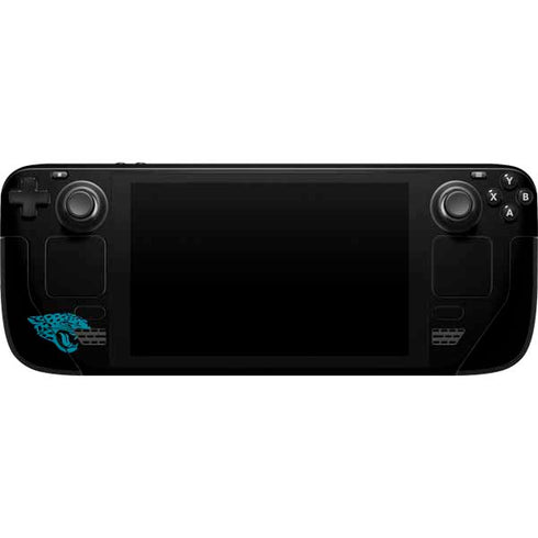NFL Jacksonville Jaguars Black Performance Series Steam Deck Handheld Gaming Computer Skin